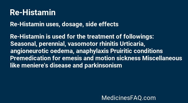 Re-Histamin