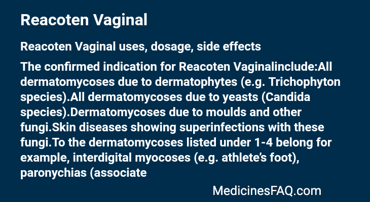 Reacoten Vaginal