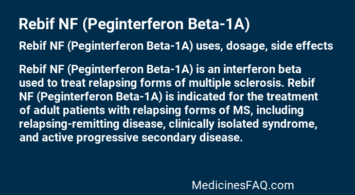 Rebif NF (Peginterferon Beta-1A)