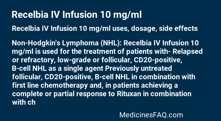 Recelbia IV Infusion 10 mg/ml