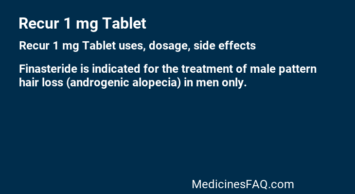 Recur 1 mg Tablet