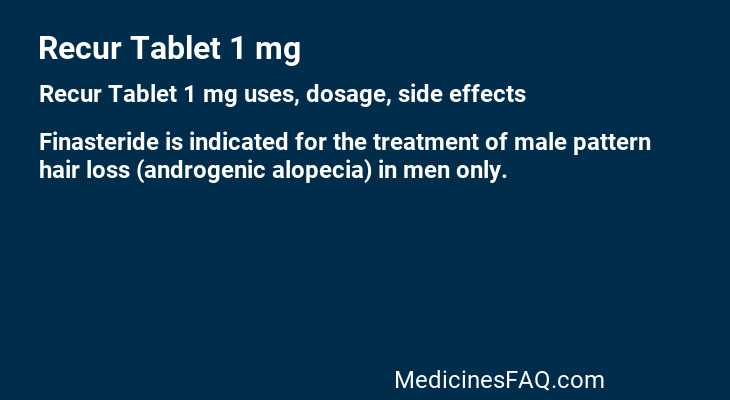 Recur Tablet 1 mg