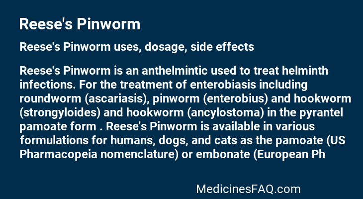 Reese's Pinworm