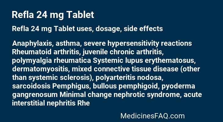 Refla 24 mg Tablet