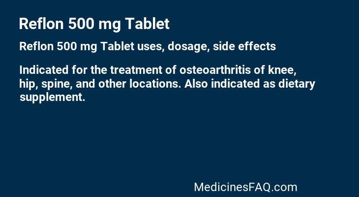 Reflon 500 mg Tablet