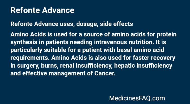 Refonte Advance