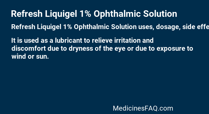 Refresh Liquigel 1% Ophthalmic Solution