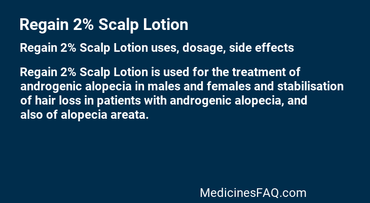 Regain 2% Scalp Lotion