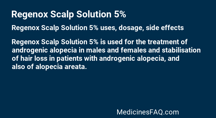 Regenox Scalp Solution 5%