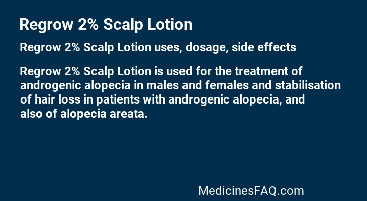 Regrow 2% Scalp Lotion