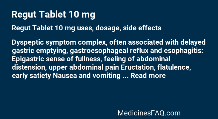 Regut Tablet 10 mg