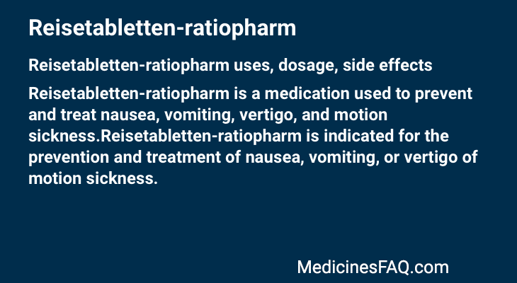 Reisetabletten-ratiopharm