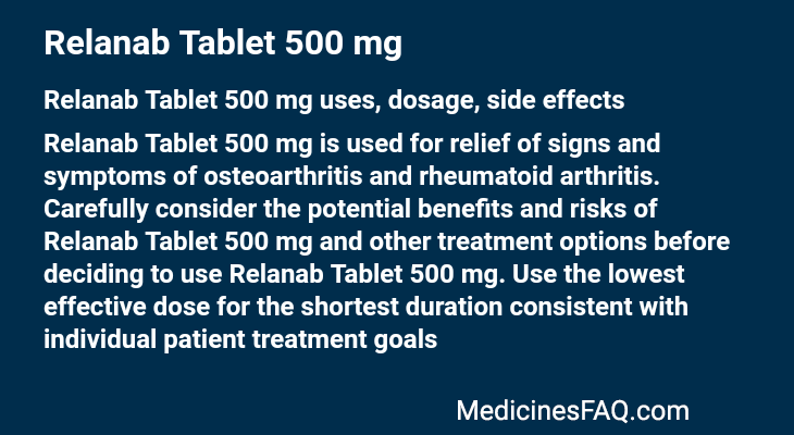 Relanab Tablet 500 mg