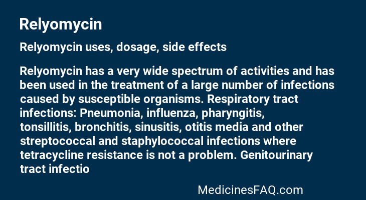 Relyomycin