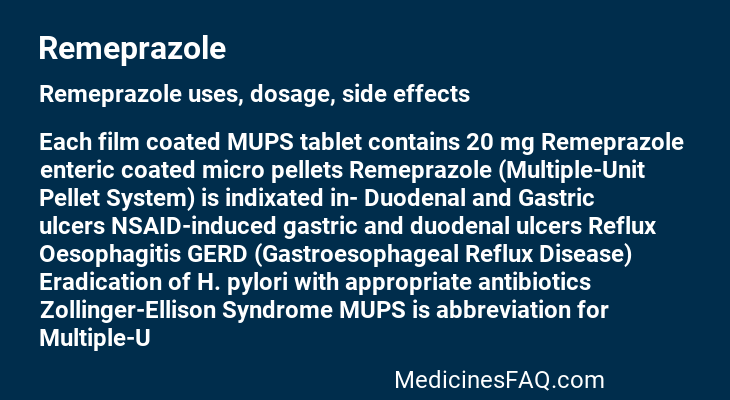 Remeprazole