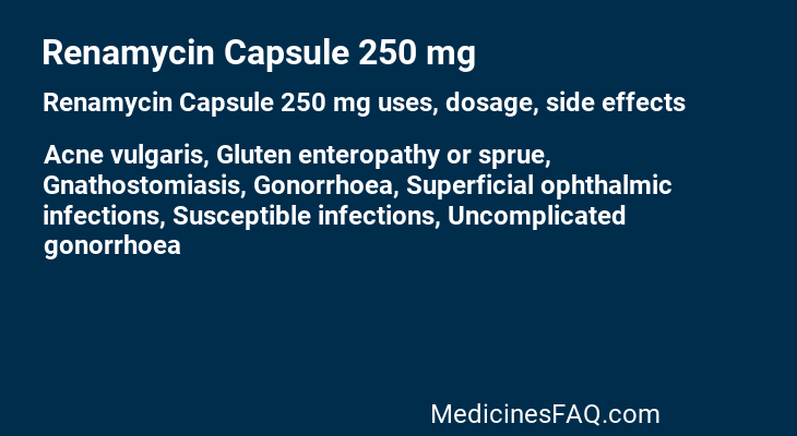 Renamycin Capsule 250 mg
