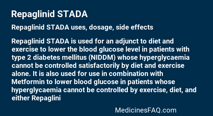 Repaglinid STADA