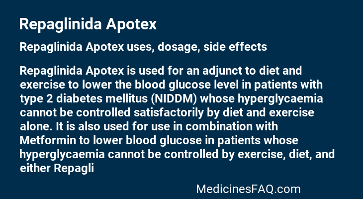 Repaglinida Apotex