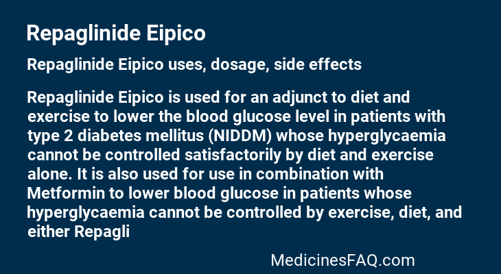 Repaglinide Eipico