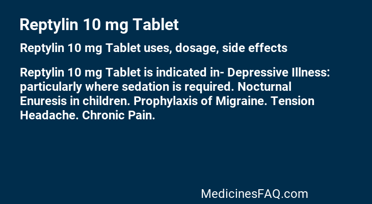 Reptylin 10 mg Tablet