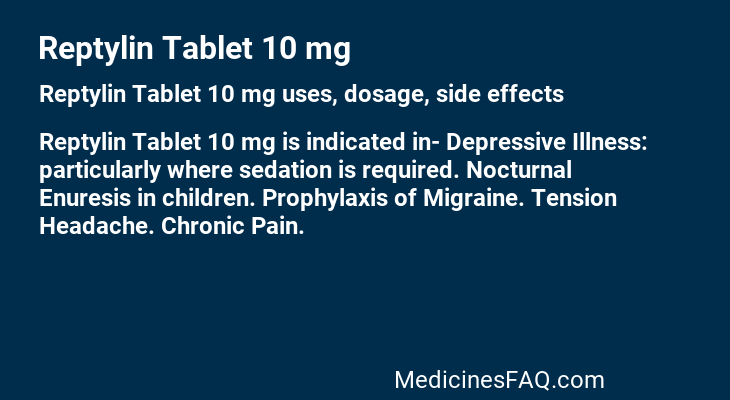 Reptylin Tablet 10 mg