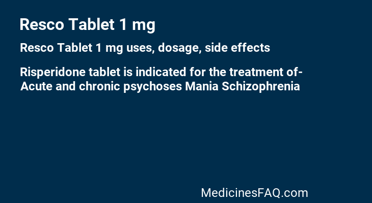 Resco Tablet 1 mg