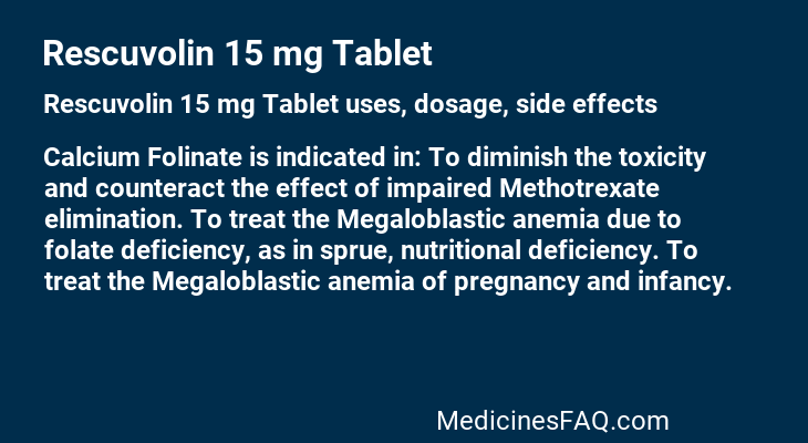 Rescuvolin 15 mg Tablet