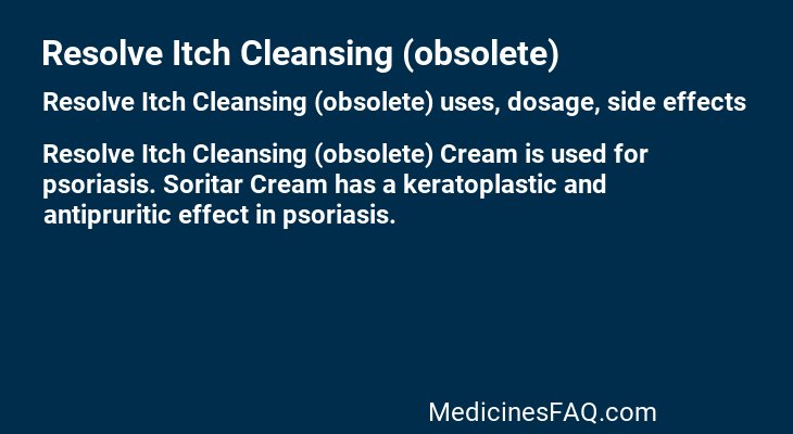 Resolve Itch Cleansing (obsolete)