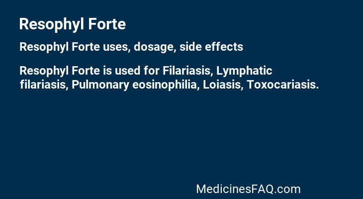 Resophyl Forte