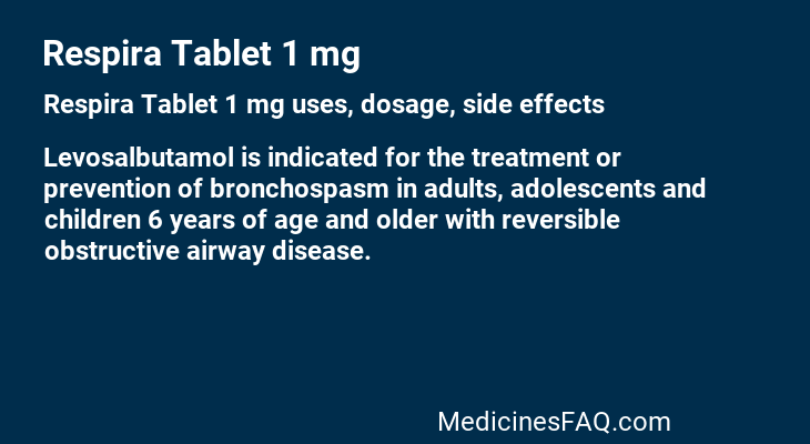 Respira Tablet 1 mg