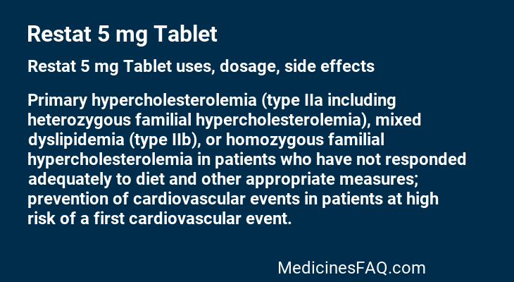 Restat 5 mg Tablet