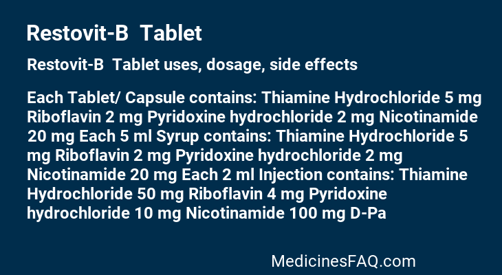 Restovit-B  Tablet