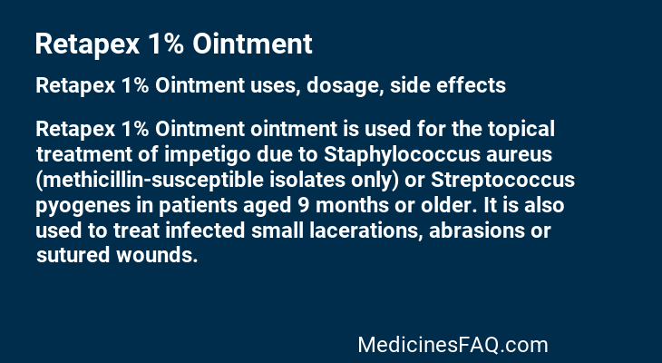 Retapex 1% Ointment