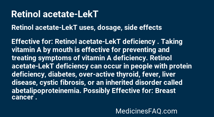 Retinol acetate-LekT
