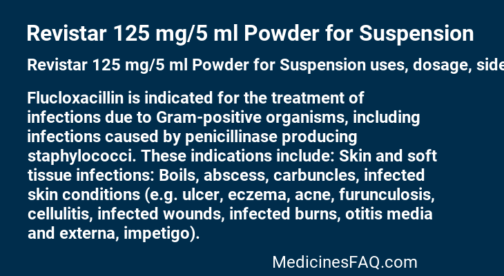 Revistar 125 mg/5 ml Powder for Suspension