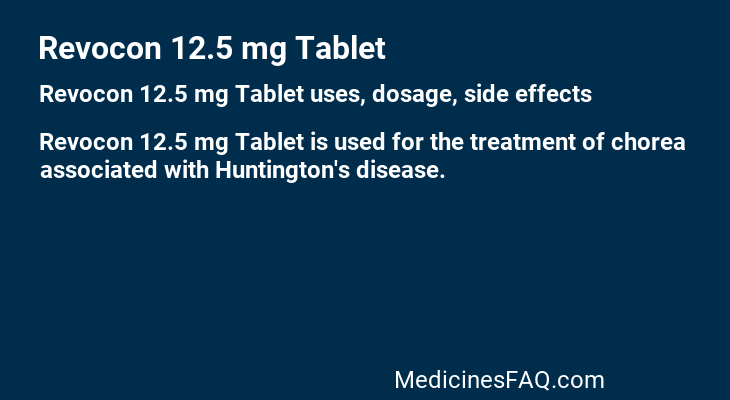 Revocon 12.5 mg Tablet