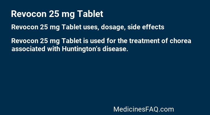 Revocon 25 mg Tablet