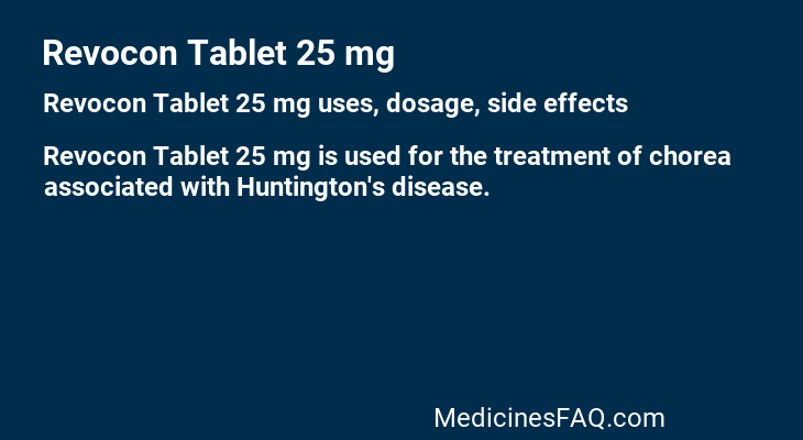 Revocon Tablet 25 mg