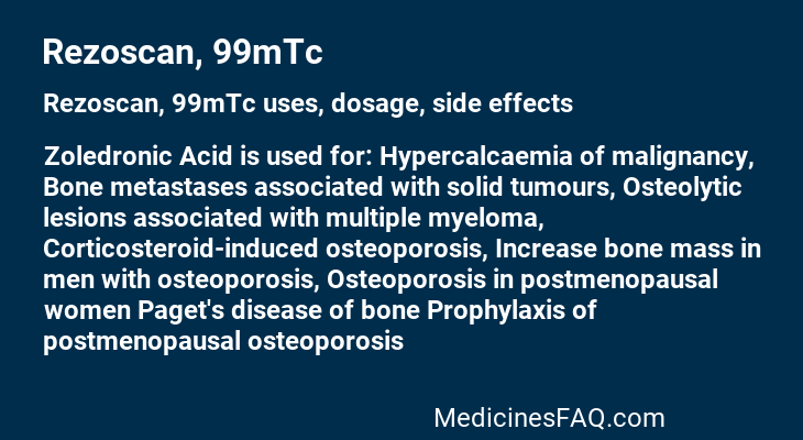 Rezoscan, 99mTc