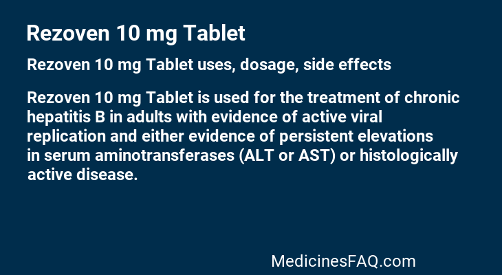 Rezoven 10 mg Tablet