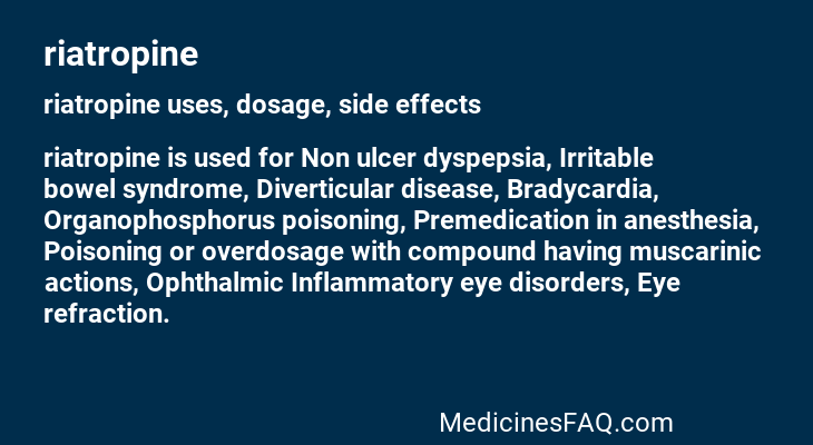 riatropine