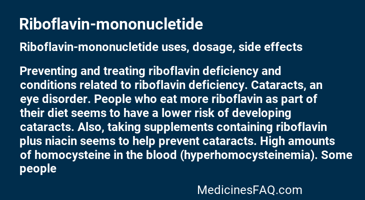 Riboflavin-mononucletide