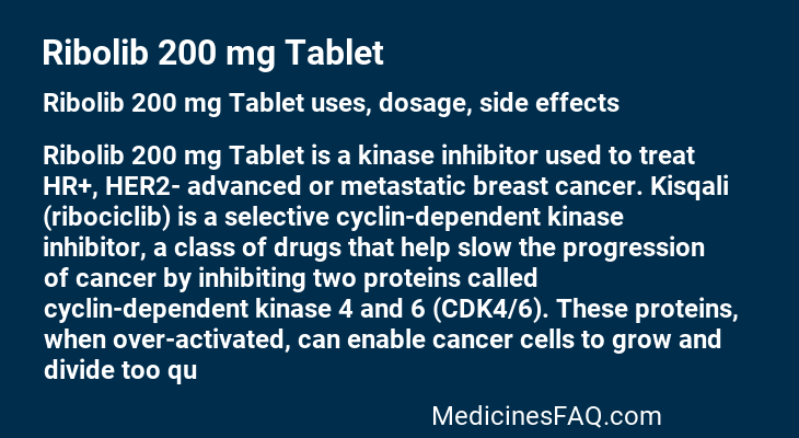 Ribolib 200 mg Tablet