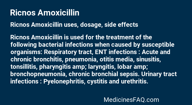 Ricnos Amoxicillin
