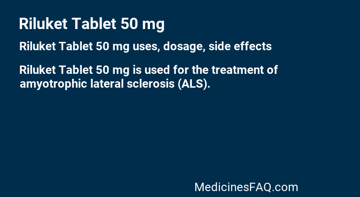 Riluket Tablet 50 mg