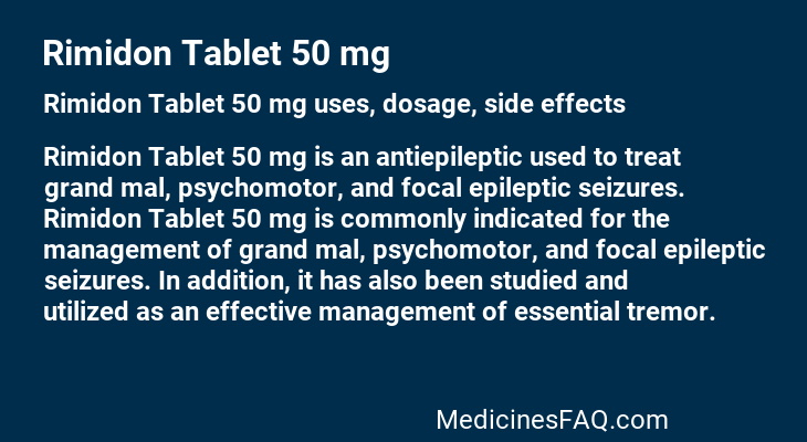 Rimidon Tablet 50 mg