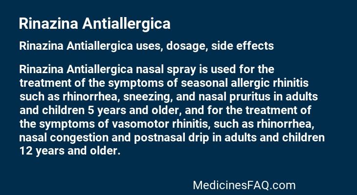 Rinazina Antiallergica