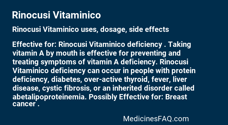 Rinocusi Vitaminico