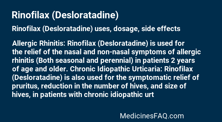 Rinofilax (Desloratadine)