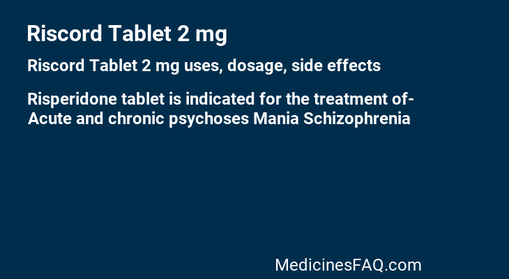 Riscord Tablet 2 mg
